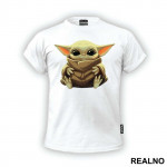 Baby Yoda Sitting - Yoda - Mandalorian - Star Wars - Majica