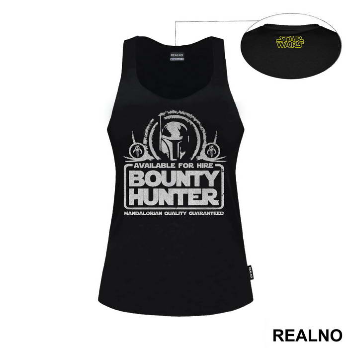 Available For Hire - Bounty Hunter - Mandalorian - Star Wars - Majica