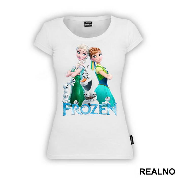 Elsa, Ana I Olaf - Zaleđeno kraljevstvo - Frozen - Majica