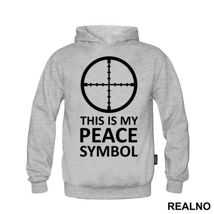 This Is My Peace Symbol - Humor - Duks