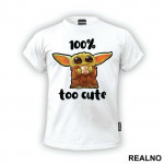 Too Cute - Baby Yoda - Mandalorian - Star Wars - Majica
