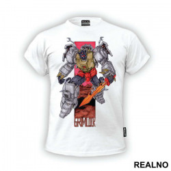 Grimlord Pencil Drawing - Transformers - Majica