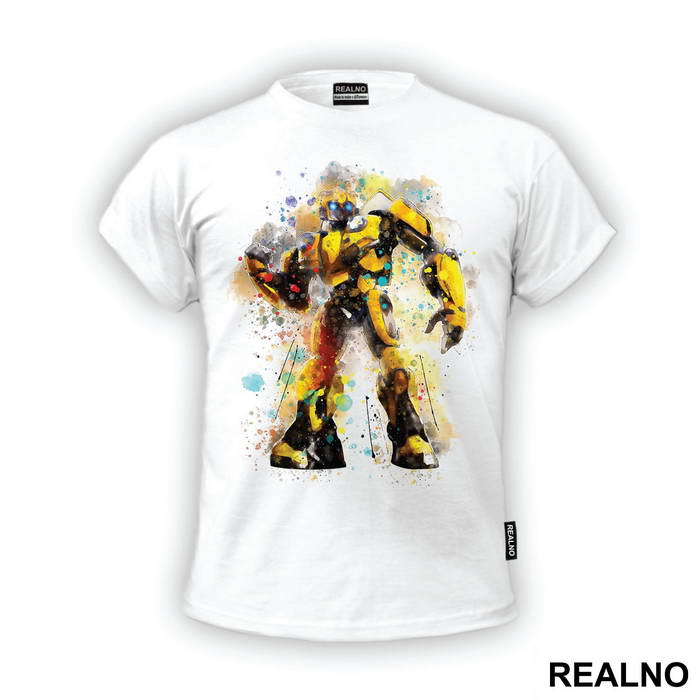 Bumblebee Paint Splash - Transformers - Majica