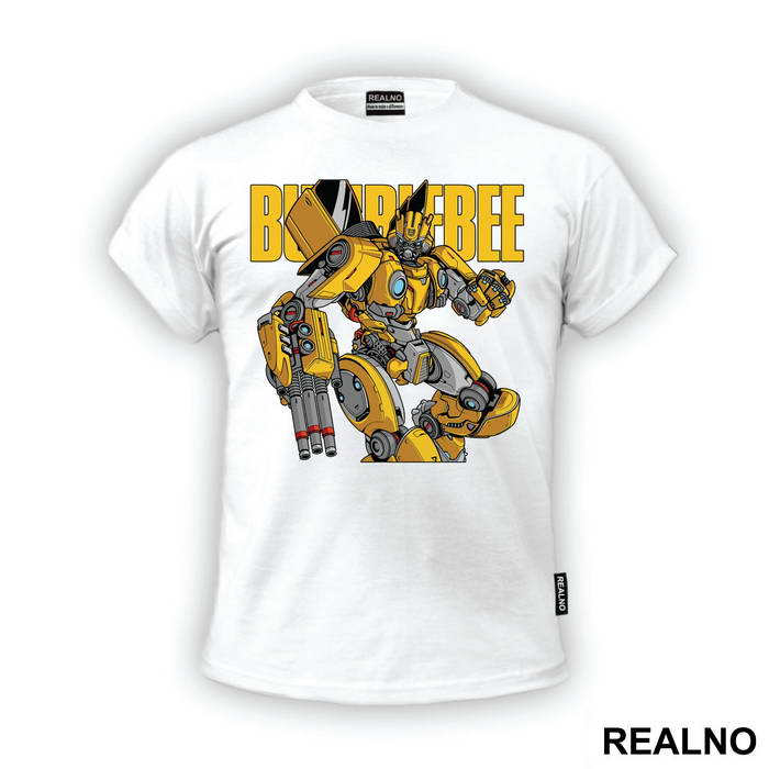 Bumblebee And His Machine Gun - Transformers - Majica