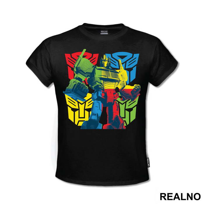Retro Art Optimus Prime - Transformers - Majica
