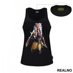 Ahsoka Tano With Light Sabers - Mandalorian - Star Wars - Majica Ahsoka Tano With Light Sabers - Mandalorian - Star Wars - Majica