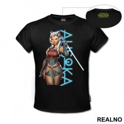 Ahsoka Tano Blue Light - Mandalorian - Star Wars - Majica Ahsoka Tano Blue Light - Mandalorian - Star Wars - Majica