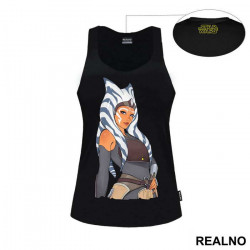 Ahsoka Tano Cartoon Drawing - Mandalorian - Star Wars - Majica Ahsoka Tano Cartoon Drawing - Mandalorian - Star Wars - Majica