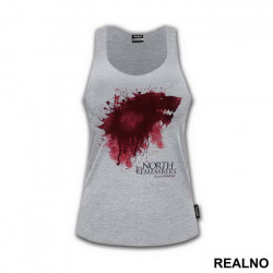 The North Remembers - Bloody Wolf Sigil - House Stark - Game Of Thrones - GOT - Majica