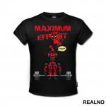 Maximum Effort Hard Pull- Trening - Deadpool - Majica