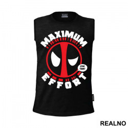 Maximum Effort Gym Time! - Trening - Deadpool - Majica Maximum Effort Gym Time! - Trening - Deadpool - Majica