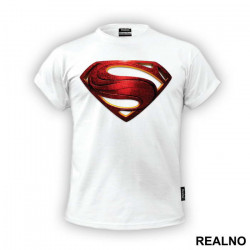 3D Red Logo - Superman - Majica
