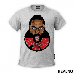 James Harden Fear The Beard Red And Black - NBA - Košarka - Majica