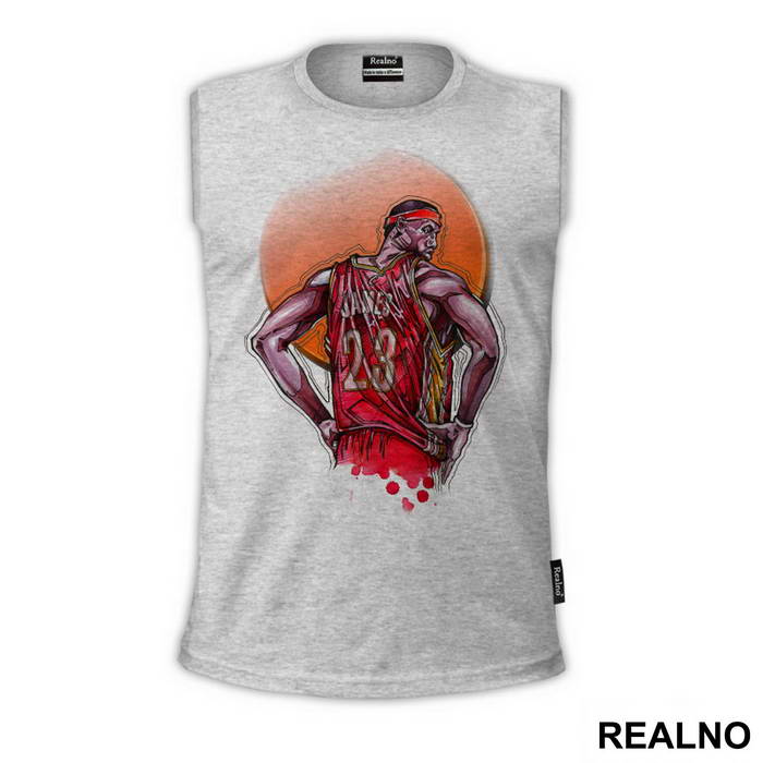 Lebron James Cleveland Cavaliers 23 Art - NBA - Košarka - Majica