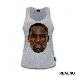 Lebron James Head Triangle Art - NBA - Košarka - Majica