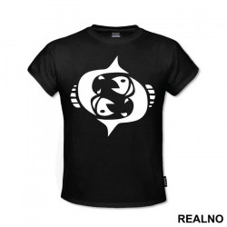 Zodiac - Stencil - Pisces - Ribe - Horoskop - Majica