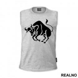 Zodiac - Stencil - Taurus - Bik - Horoskop - Majica