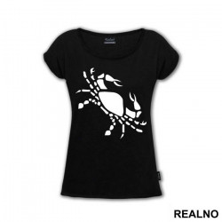 Zodiac - Stencil - Cancer - Rak - Horoskop - Majica