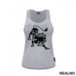 Zodiac - Stencil - Leo - Lav - Horoskop - Majica