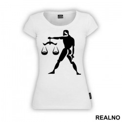 Zodiac - Stencil - Libra - Vaga - Horoskop - Majica