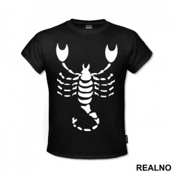Zodiac - Stencil - Scorpio - Škorpija - Horoskop - Majica