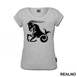 Zodiac - Stencil - Capricorn - Jarac - Horoskop - Majica