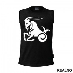 Zodiac - Stencil - Capricorn - Jarac - Horoskop - Majica