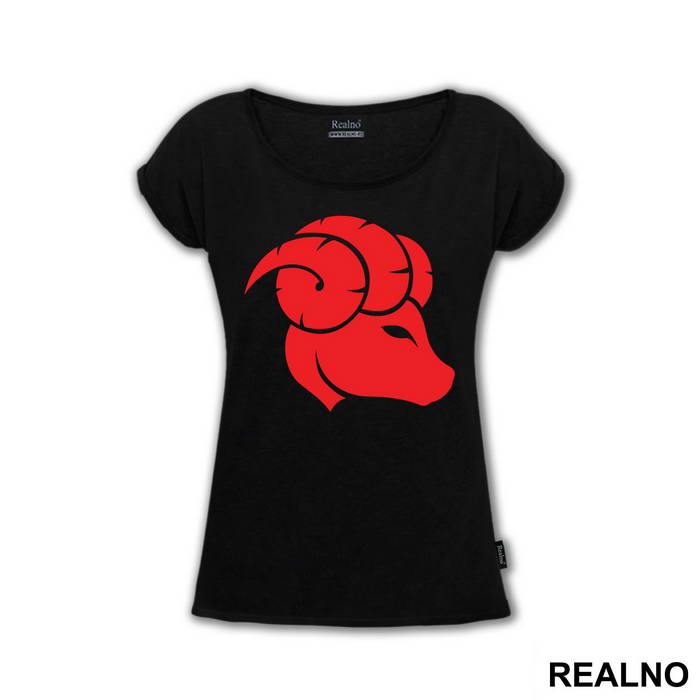 OUTLET - Crna ženska majica veličine L - Horoskop
