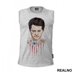 Castiel And Flowers - Supernatural - Majica