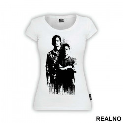 Sam And Dean - Black - Supernatural - Majica