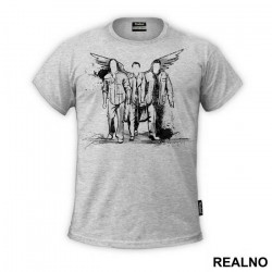 Dean, Sam And Castiel - Dots - Supernatural - Majica