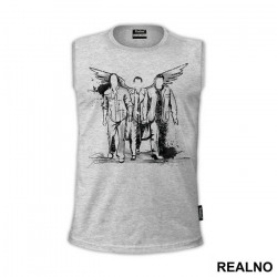 Dean, Sam And Castiel - Dots - Supernatural - Majica