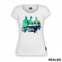 Sam, Dean And Castiel - Color - Supernatural - Majica