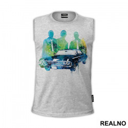 Sam, Dean And Castiel - Color - Supernatural - Majica