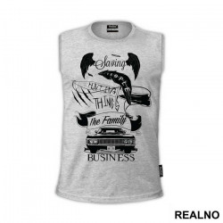 Saving People And Hunting Things - Family Business - Supernatural - Majica