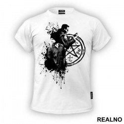Dean And Sam - Black Dots - Supernatural - Majica