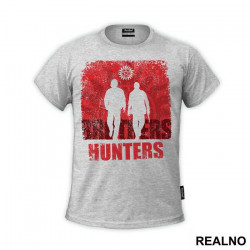 Sam And Dean - Hunters - Red - Supernatural - Majica