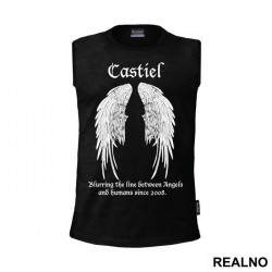 Castiel - Blurring The Line Between Angles And Humans Since 2008 - Supernatural - Majica