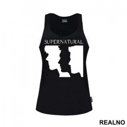 Black Outlines - Sam, Dean And Cas - Supernatural - Majica