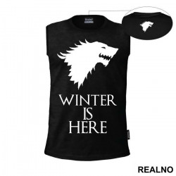Winter Is Here - Gray Dire Wolf Sigil - House Stark - Game Of Thrones - GOT - Majica