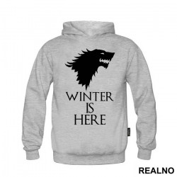 Winter Is Here - Gray Dire Wolf Sigil - House Stark - Game Of Thrones - GOT - Duks