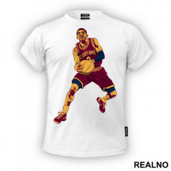 Kyrie Irving Cleveland Artwork - NBA - Košarka - Majica