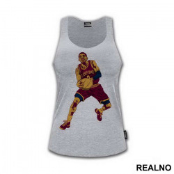 Kyrie Irving Cleveland Artwork - NBA - Košarka - Majica