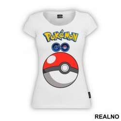 Poké Ball And Logo - Pokemon - Go - Majica