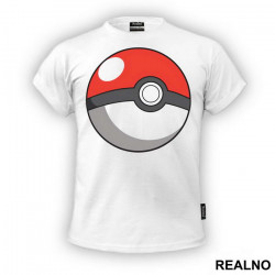 OUTLET - Bela muška majica veličine XS - Pokemon OUTLET - Bela muška majica veličine XS - Pokemon