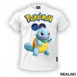 Squirtle - Pokemon - Go - Majica