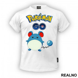 Marill - Pokemon - Go - Majica