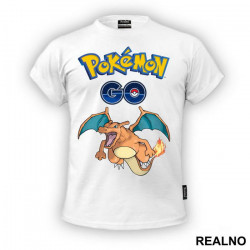 Charizard - Pokemon - Go - Majica