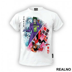 Joker and Quinn Card - Suicide Squad - Majica Joker and Quinn Card - Suicide Squad - Majica