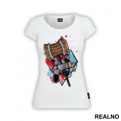 Harley Quinn Hammer And Pistol - Suicide Squad - Majica Harley Quinn Hammer And Pistol - Suicide Squad - Majica